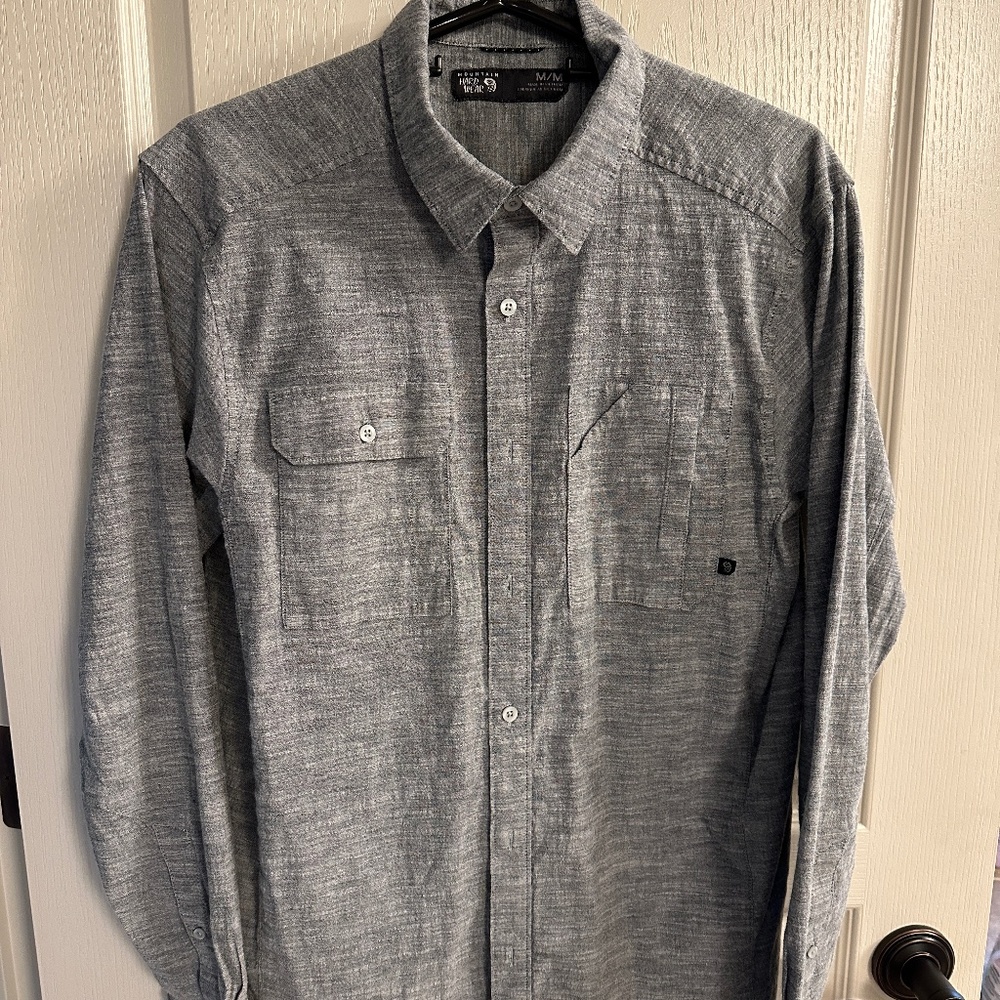 Mountain Hardwear Long Sleeve Button Down -size Med